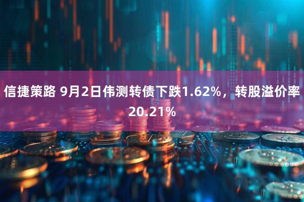 信捷策路 9月2日伟测转债下跌1.62%，转股溢价率20.21%
