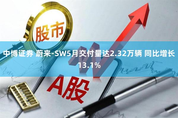 中博证券 蔚来-SW5月交付量达2.32万辆 同比增长13.1%